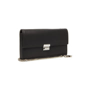Elba Full-Grain Leather Waiter Wallet pour Femme in Classic 100% Full-Grain Leather - Full Exterior Front Profile View | Acheter en ligne