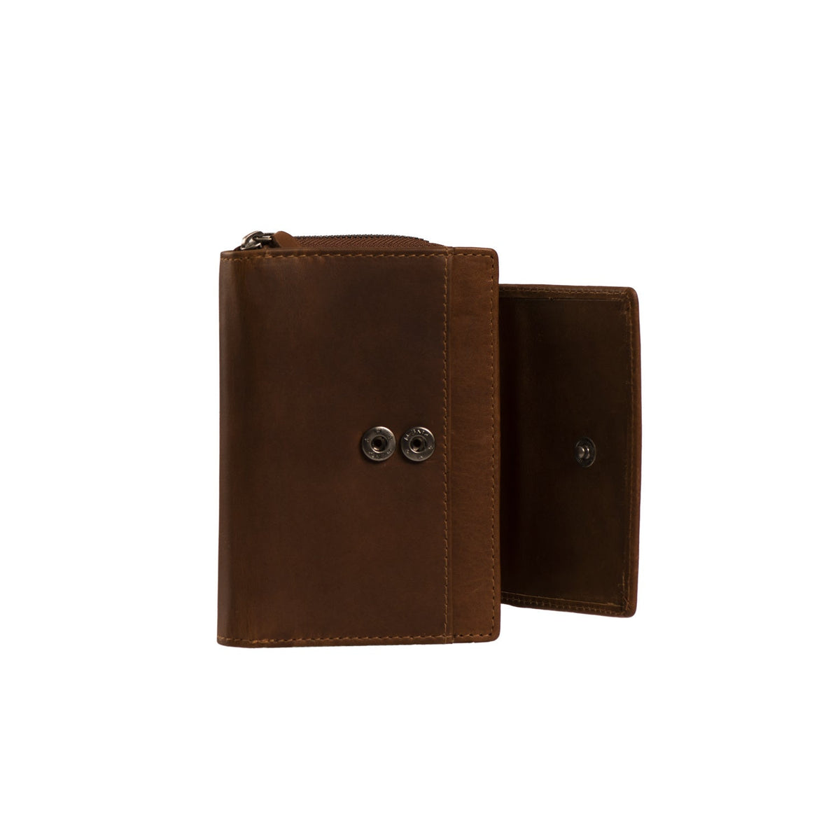 Cognac Leather Wallet Ascot, detail view 3