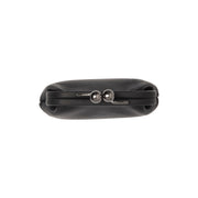 Classic 100% Full-Grain leather Wallet - Rear Perspective Showing Reinforced Leather Straps &amp; Stitching