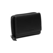 Doniva Full-Grain Portefeuille en Cuir pour Femme in Classic 100% Full-Grain Leather - Full Exterior Front Profile View | Acheter en ligne