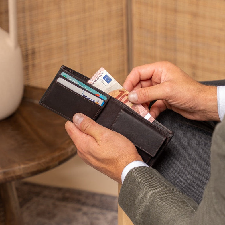 Enzo Full-Grain Leather Wallet – Vue produit alternative 3