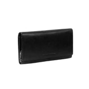 Hampton Full-Grain Portefeuille en Cuir pour Femme in Classic 100% Full-Grain Leather - Full Exterior Front Profile View | Acheter en ligne