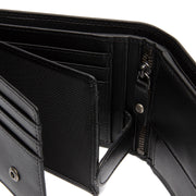 Hendrick Full-Grain Portefeuille en Cuir pour Homme - Structured Side Profile Showing Gusset Depth &amp; Expansion Capacity