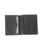 Hereford Full-Grain Portefeuille en Cuir pour Homme - Structured Side Profile Showing Gusset Depth &amp; Expansion Capacity