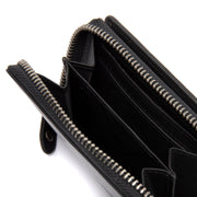 Classic 100% Full-Grain leather Wallet - Rear Perspective Showing Reinforced Leather Straps &amp; Stitching