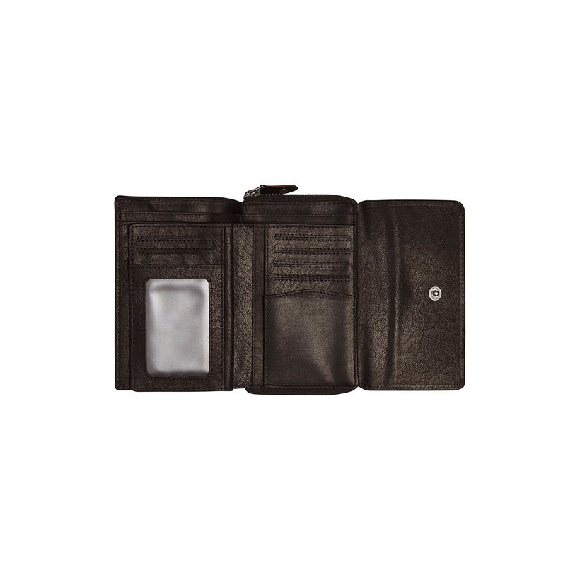 Rhodos Full-Grain Portefeuille en Cuir pour Femme