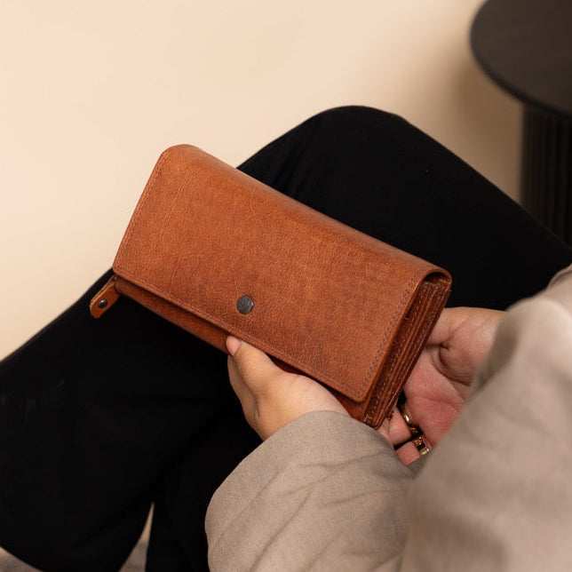 Rivalto Full-Grain Portefeuille en Cuir pour Femme – Vue produit alternative 2
