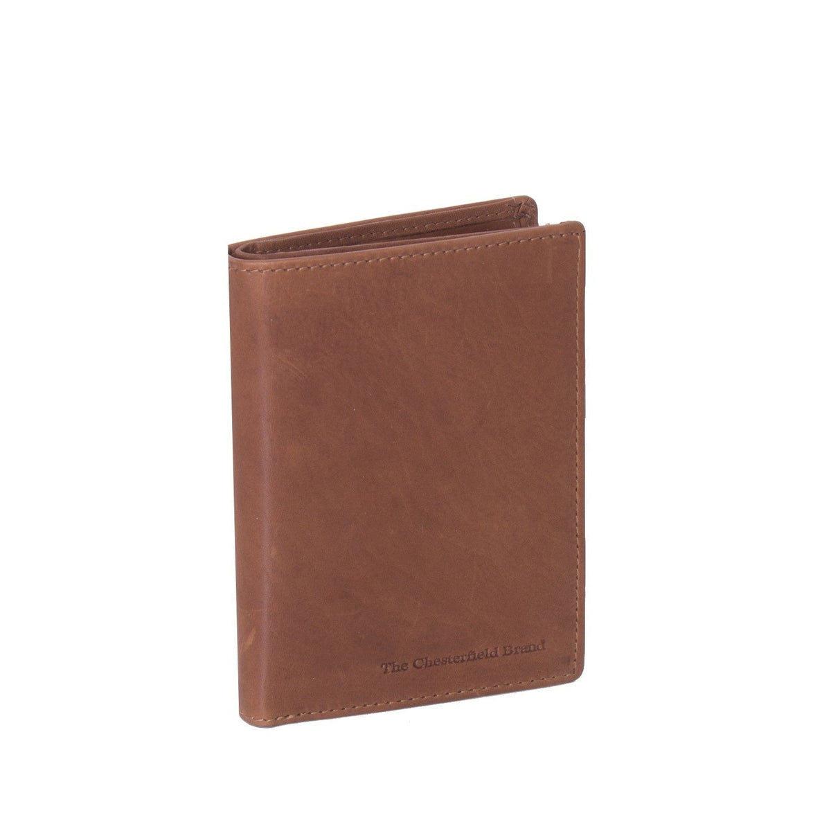 
Cognac Leather Wallet Siem, front view