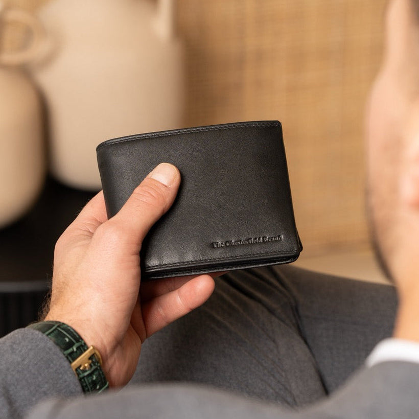 Stephens Full-Grain Portefeuille en Cuir pour Homme