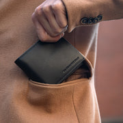 Stephens Full-Grain Portefeuille en Cuir pour Homme - Structured Side Profile Showing Gusset Depth &amp; Expansion Capacity