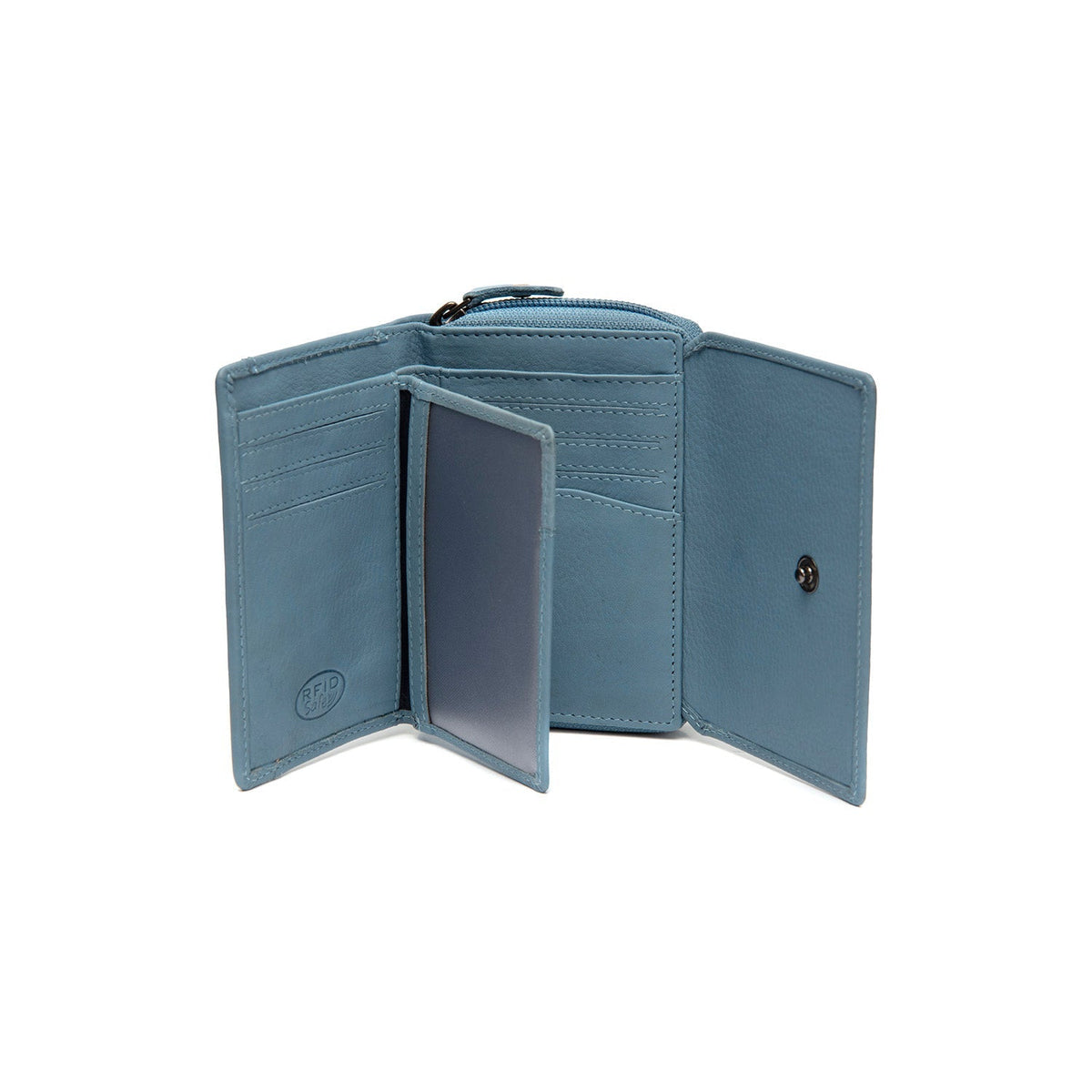 Zelan Full-Grain Portefeuille en Cuir pour Femme – Vue produit alternative 3