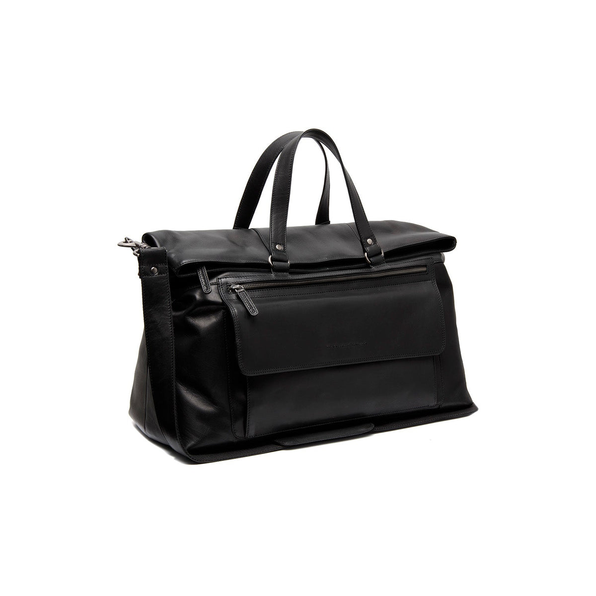 Lazio Full-Grain Leather Weekender Bag pour Femme in Classic 100% Full-Grain Leather - Full Exterior Front Profile View | Acheter en ligne