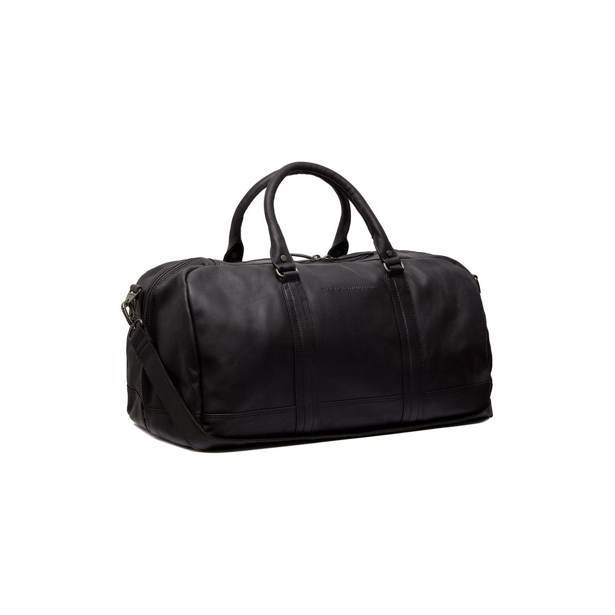 Melbourne Full-Grain Leather Weekender Bag pour Femme in Classic 100% Full-Grain Leather - Full Exterior Front Profile View | Acheter en ligne