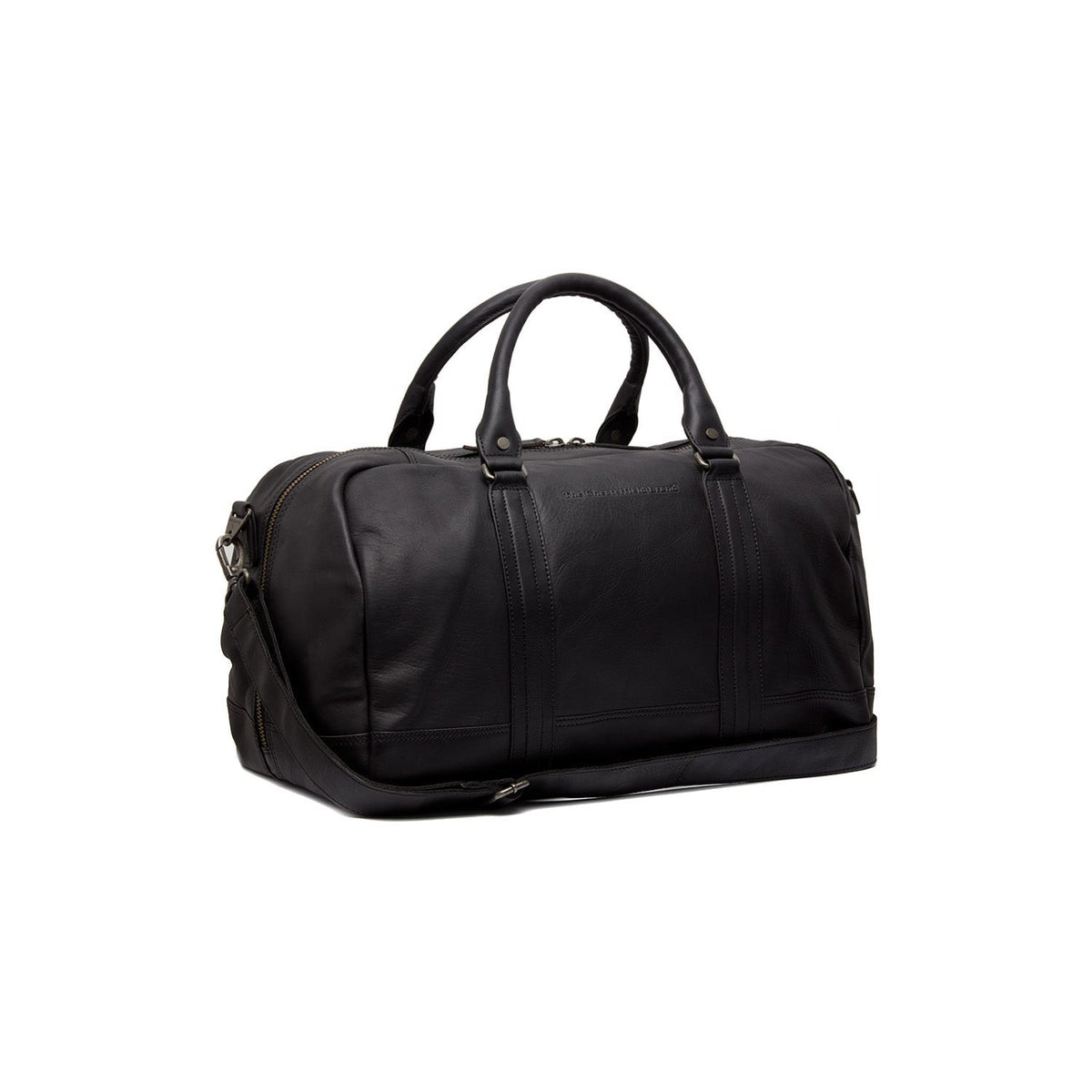 Perth Full-Grain Leather Weekender Bag pour Femme in Classic 100% Full-Grain Leather - Full Exterior Front Profile View | Acheter en ligne