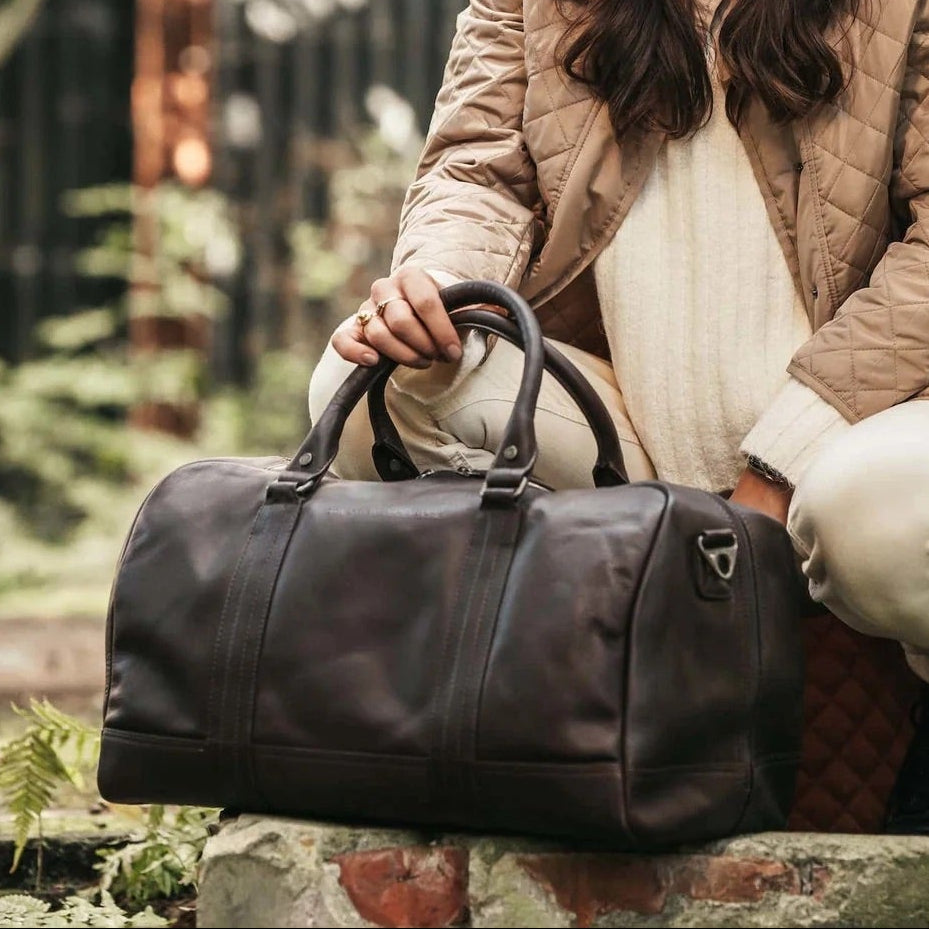 Perth Full-Grain Leather Weekender Bag pour Femme – Vue produit alternative 2