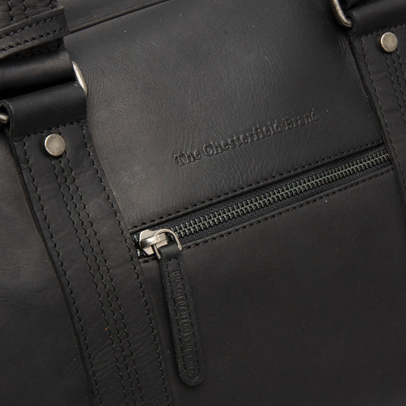 Volenza Full-Grain Leather Weekender Bag pour Femme