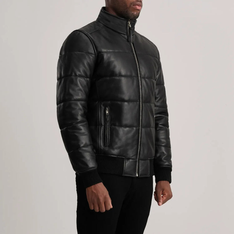 Lucas Blouson Bomber en Cuir pour Homme