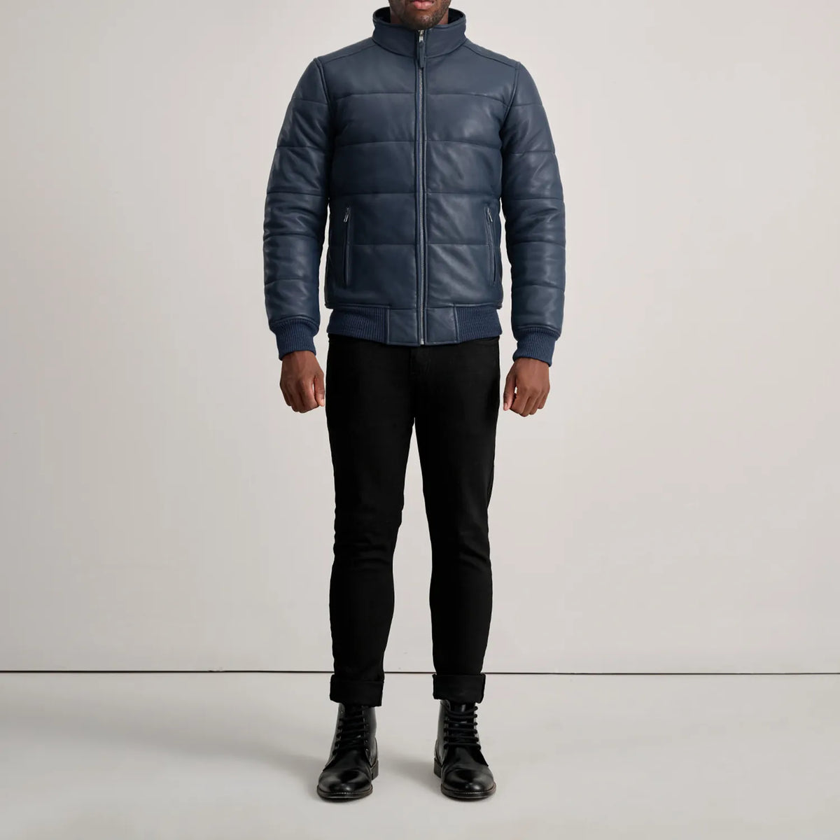 
Lucas Blouson Bombardier en Cuir pour Homme – alternate product view 3