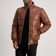 
Lucas Blouson Bombardier en Cuir pour Homme – alternate product view 1