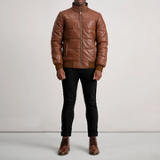 
Lucas Blouson Bombardier en Cuir pour Homme – alternate product view 3