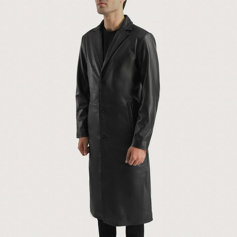 Mateo Manteau en Cuir pour Homme