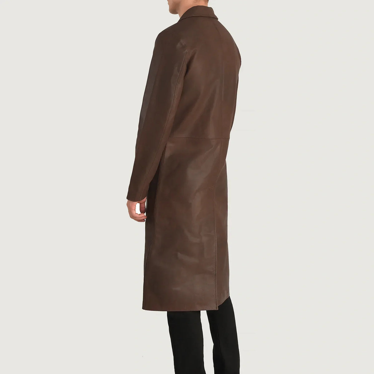 Mateo Manteau en Cuir pour Homme – Vue produit alternative 5