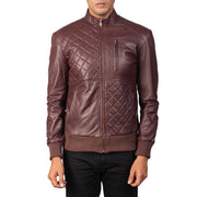 Moda Blouson Bomber en Cuir pour Homme – Vue produit alternative 3