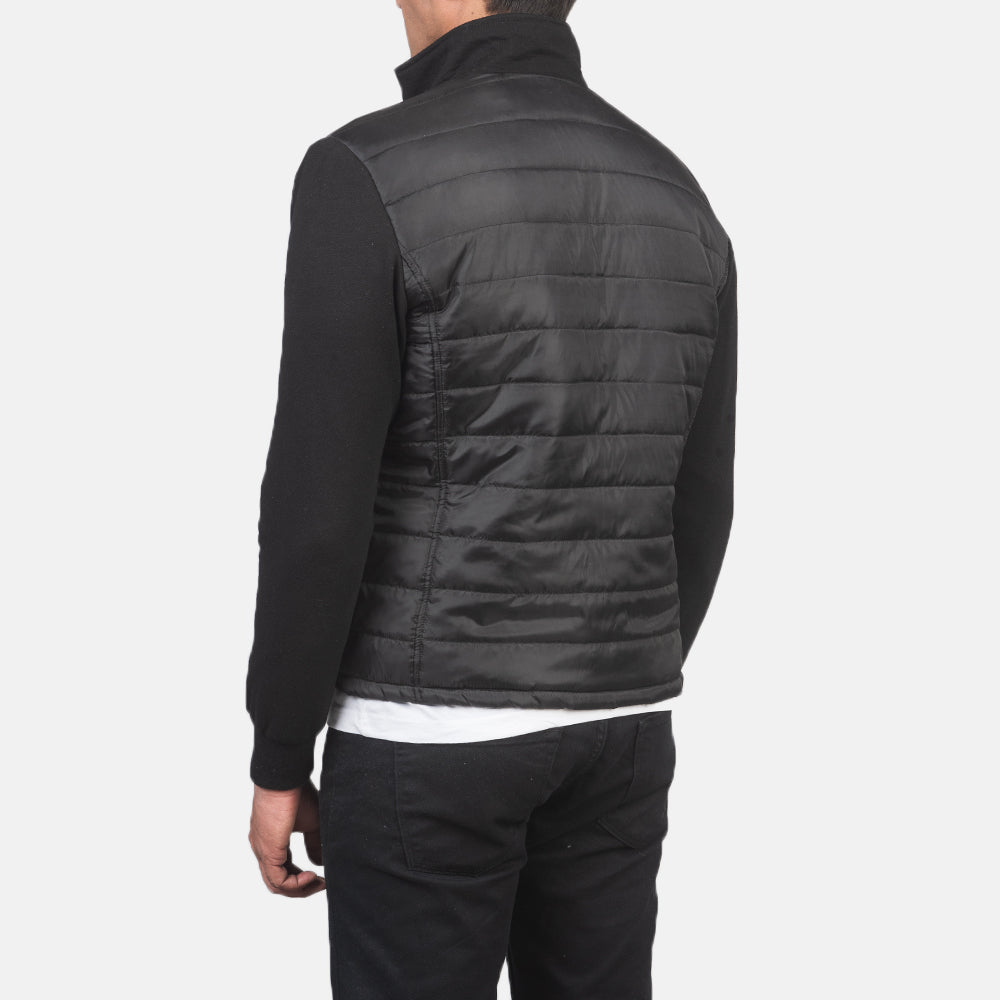 Authentic Polyester (Torso) &amp;Amp; Knitted Fabric (Sleeves) Grain Texture &amp; Heavy-Duty Seam Stitching Detail