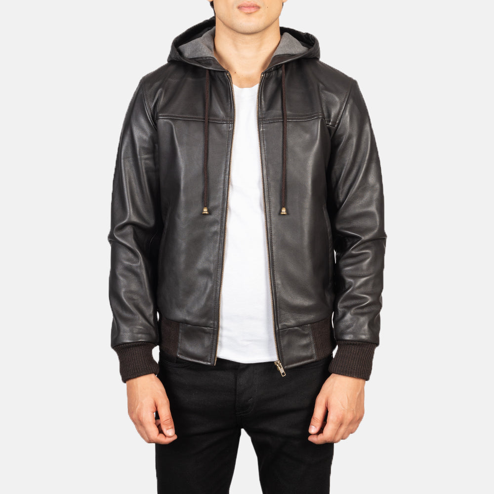 
Nintenzo Blouson Bombardier en Cuir pour Homme – alternate product view 1