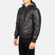 
Nintenzo Blouson Bombardier en Cuir pour Homme – alternate product view 2