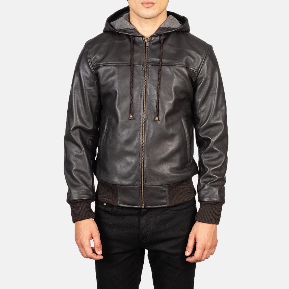 
Nintenzo Blouson Bombardier en Cuir pour Homme – alternate product view 4