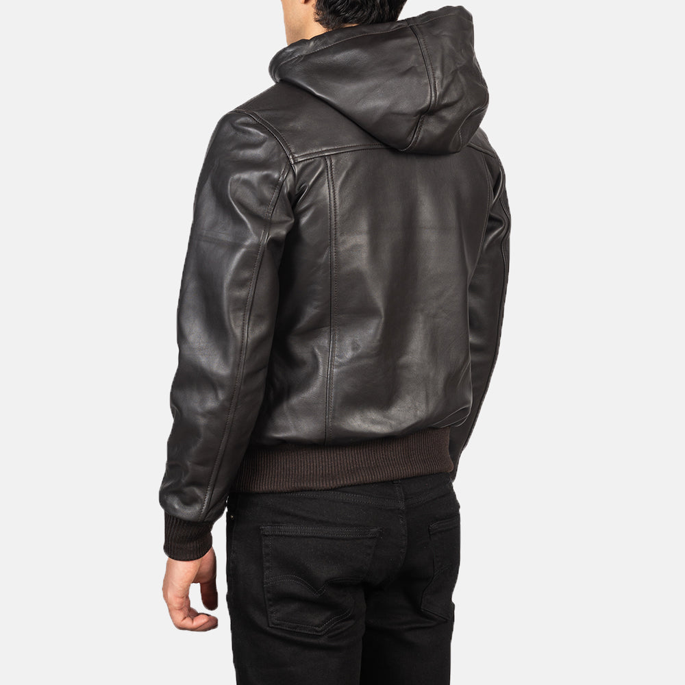 
Nintenzo Blouson Bombardier en Cuir pour Homme – alternate product view 5