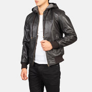 
Nintenzo Blouson Bombardier en Cuir pour Homme – alternate product view 6