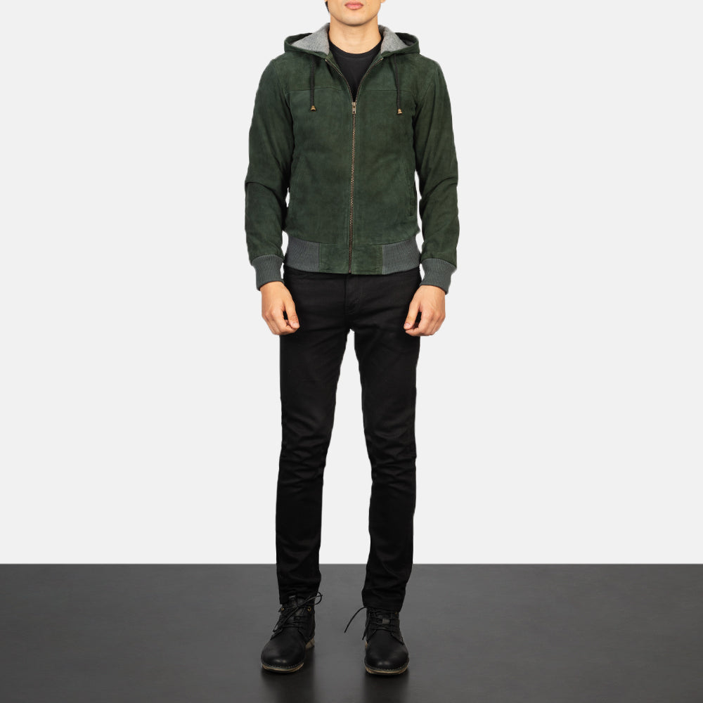 
Nintenzo Blouson Bombardier en Cuir pour Homme – alternate product view 3