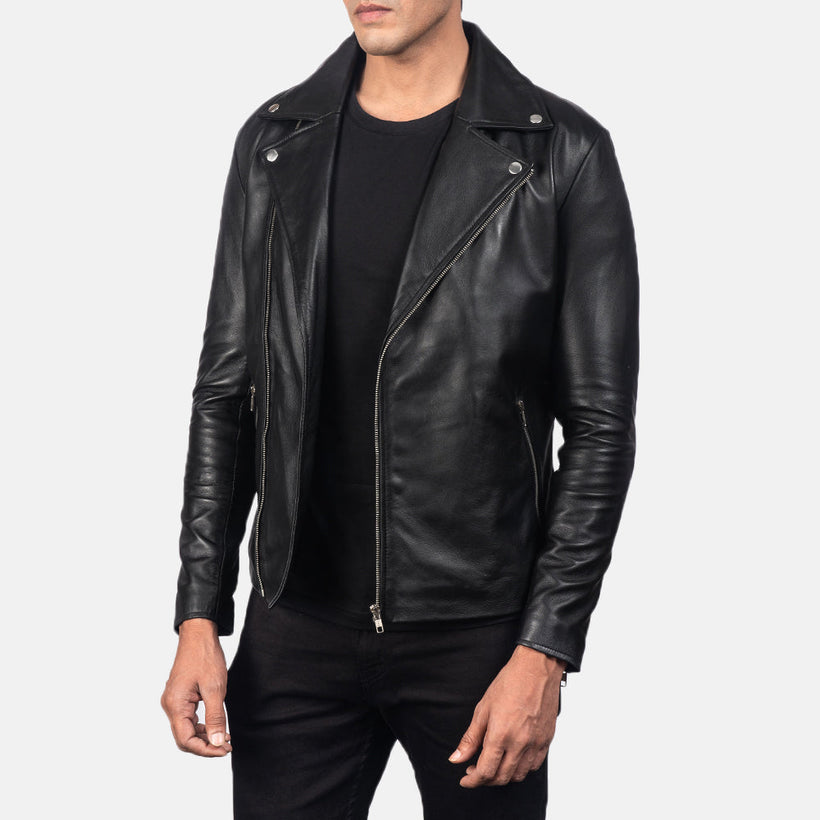 Noah Veste Motard en Cuir pour Homme