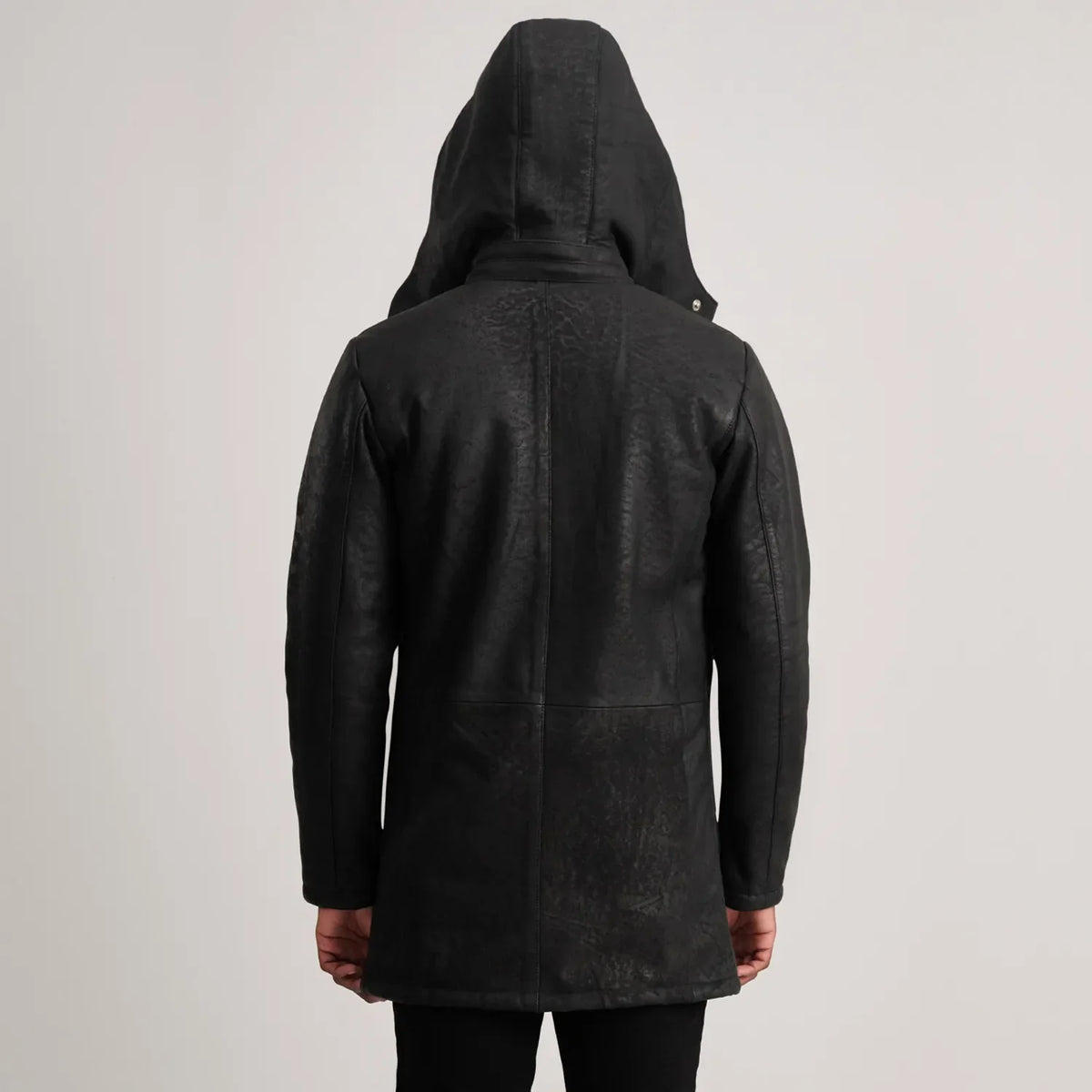Authentic Sheepskin Snuffed with Snuffed Finish Grain Texture &amp; Heavy-Duty Seam Stitching Detail