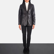 Norma Blazer en Cuir pour Femme – Vue produit alternative 4