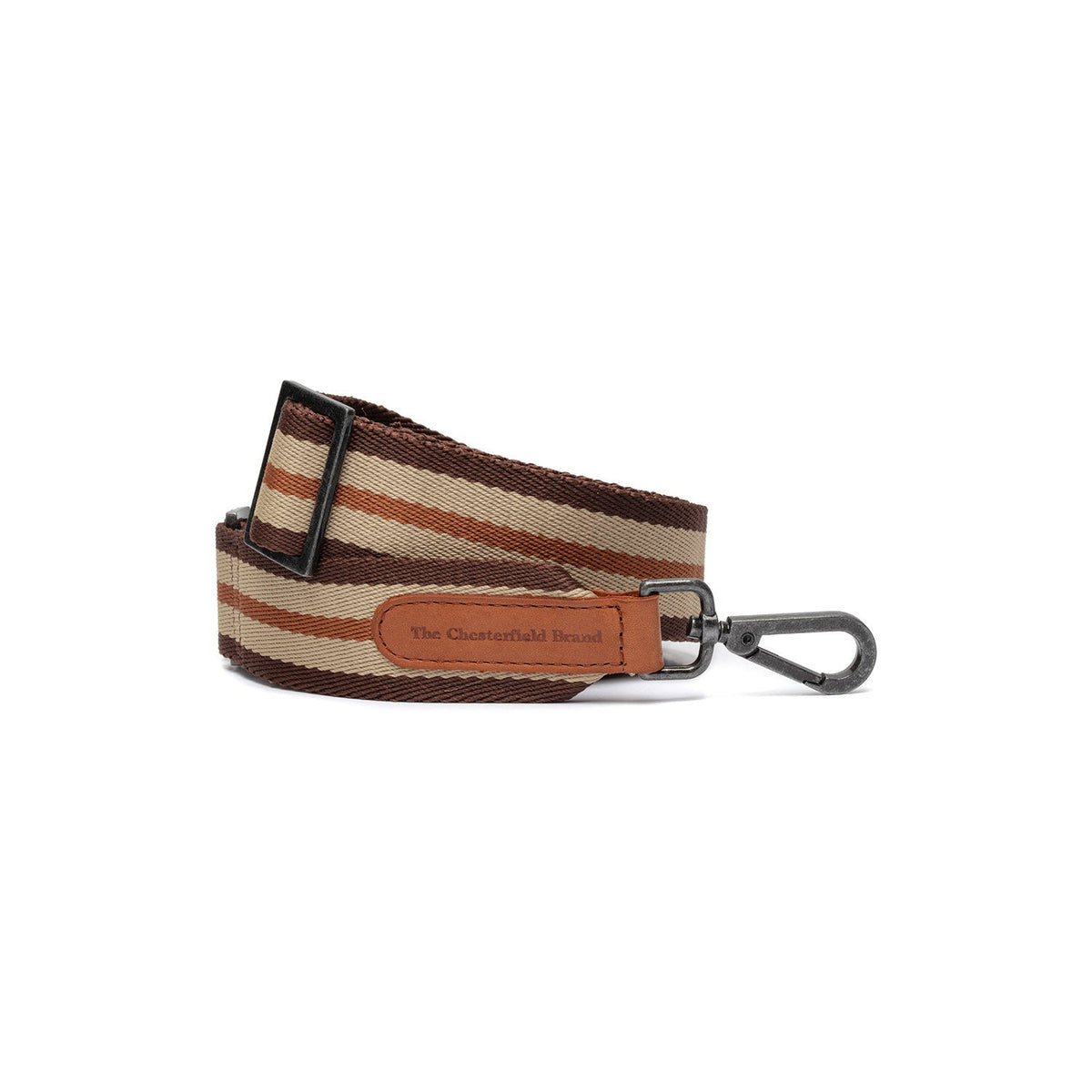 Beige Shoulder Strap pour Femme in Classic 100% Full-Grain Leather - Vue de face &amp; silhouette ajustée | Acheter en ligne