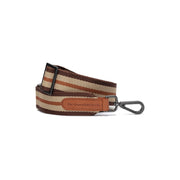 Beige Shoulder Strap pour Femme in Classic 100% Full-Grain Leather - Vue de face &amp; silhouette ajustée | Acheter en ligne
