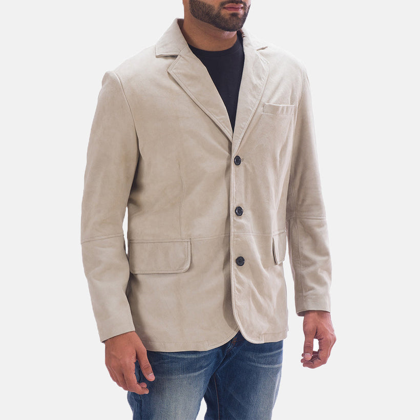 Professor By Day Suede Blazer en Cuir pour Homme