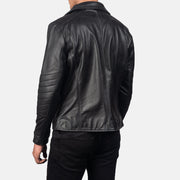 Authentic Cowhide Leather with Semi-aniline Finish Grain Texture & Heavy-Duty Seam Stitching Detail