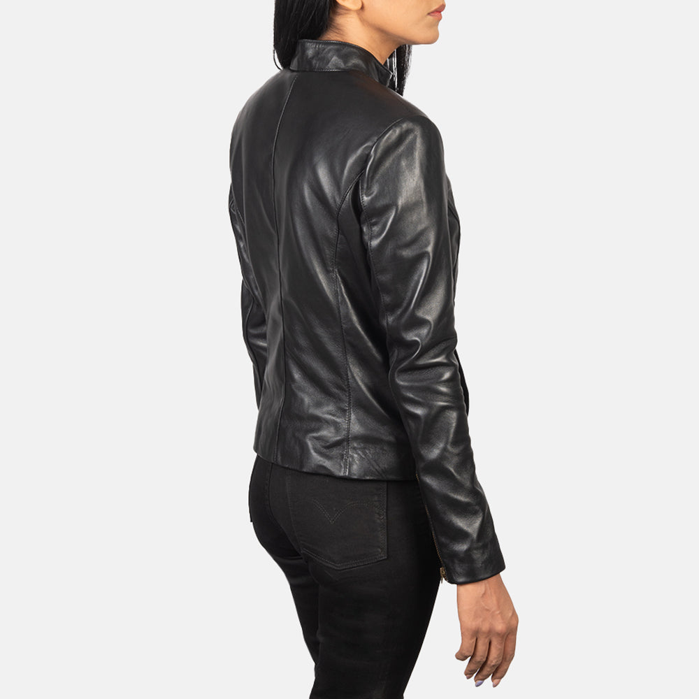 
Rumella Veste Motard en Cuir pour Femme – alternate product view 5