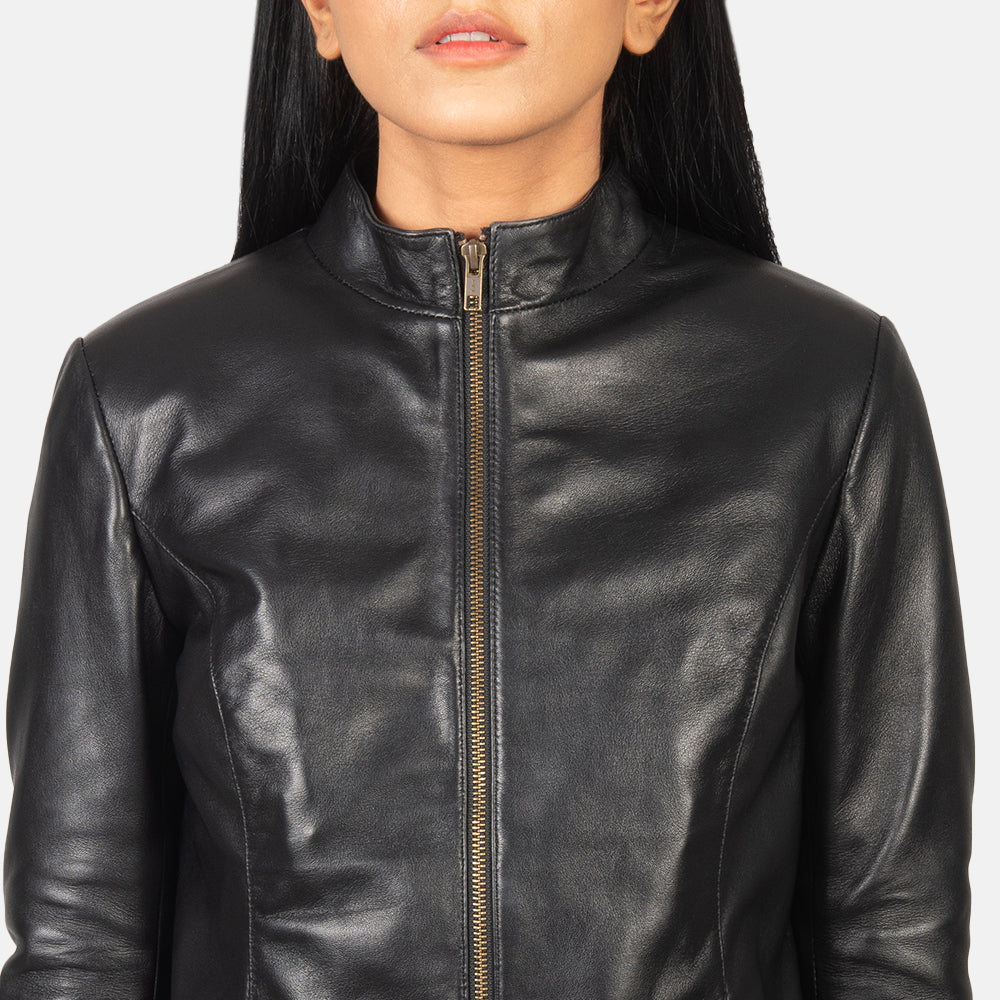
Rumella Veste Motard en Cuir pour Femme – alternate product view 6