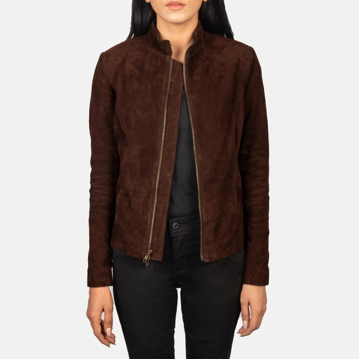 
Rumella Veste Motard en Cuir pour Femme – alternate product view 1