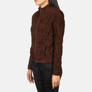 
Rumella Veste Motard en Cuir pour Femme – alternate product view 2
