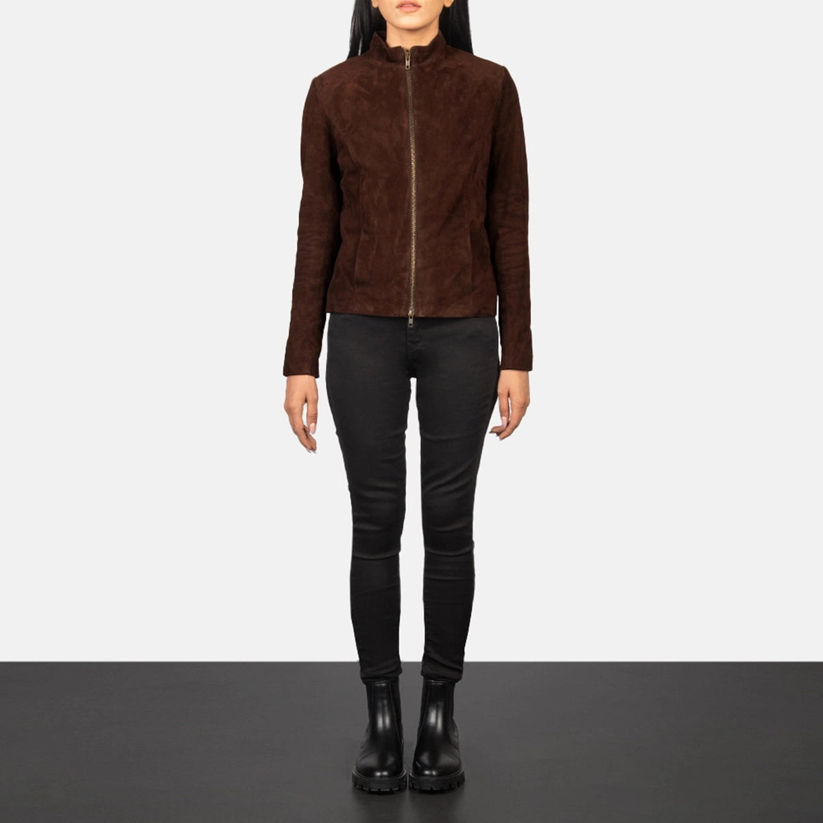 
Rumella Veste Motard en Cuir pour Femme – alternate product view 3