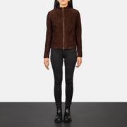
Rumella Veste Motard en Cuir pour Femme – alternate product view 3