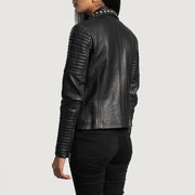 Authentic Sheepskin Leather with Aniline Finish Grain Texture &amp; Heavy-Duty Seam Stitching Detail