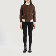 
Sasha A1 Blouson Bombardier en Cuir pour Femme – alternate product view 3