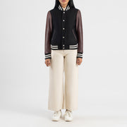 Savant Varsity Veste en Cuir pour Femme – Vue produit alternative 3